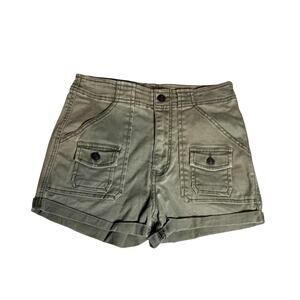 Abercrombie and fitch cargo green shorts
